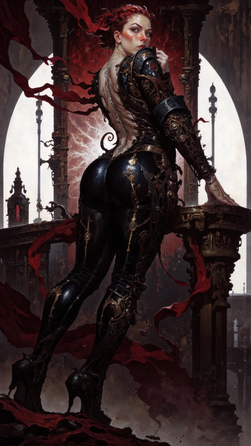 lilith, (Realistic:1.5), highest quality, a shot of a woman bending over and reaching back to spread her pussy:1.2) big pussy with her hands, busty, (insanely small detail:1.2), 13 aperture, skin bump texture, detail in shadows, (vibrant colors:1.2), intricate details, subsurface scattering, three point lighting, edge lighting, insanely detailed shadows, solo, ambient occlusion, textured skin, wide hips, tight clothing, lewd, lewd clothing, masterpiece, best quality, ultra-detailed, texture, detailed eyes, detailed face, (masterpiece:1.4),(best quality:1.4),(shiny skin), neon lights, (night:1.4), midnight, city, cyberpunk, light, (pubic hair:1.4), clear image, (saturated colors:1.4), bloom around lights,(red tone:1.4), hellscape background,