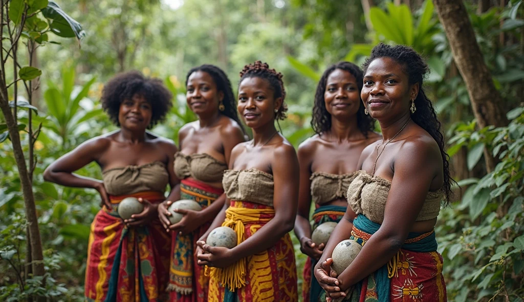 Creative High End Variety Post High End Download Txt2Img Generation Data Command 8k, best quality, resolution: 1.2), (realistic, photo-realistic: 1.37), highly detailed, (1000 women and men), This realistic image shows a large group of people curly haired papua new guinea woman, wearing a brown bikini and tight traditional papua new guinea clothing, walks among traditional papua new guinea houses. The women in this picture are black and appear to be of varying ages and short builds. The atmosphere of this image looks like a parade or special event involving many female participants. , breasts, beautiful eyes details, (traditional clothing: 1.1), ((sexy)), curvy body, (whole body), standing, sexy,