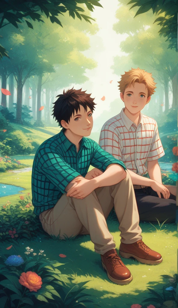 An androgynous shota eating grapes