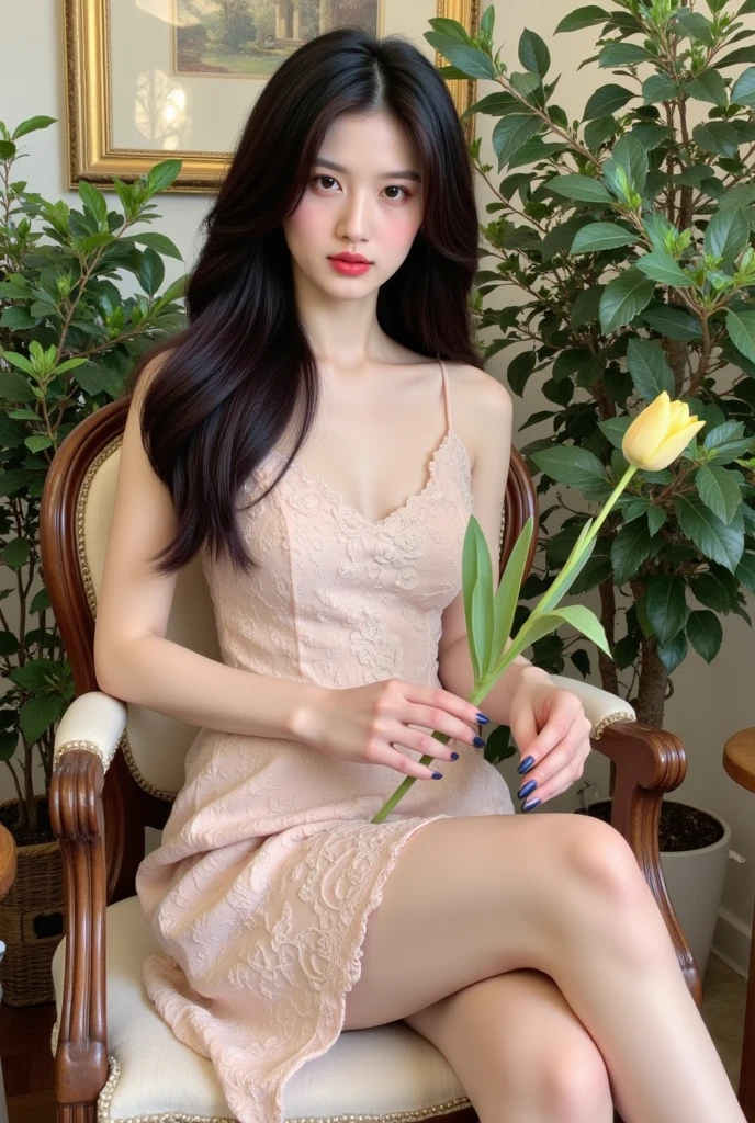(8k、RAW Photography、top-quality、masterpiece:1.2)、ultra-detailliert、超A high resolution、 (realisitic、photos realistic:1.37)、portlate、high-definition RAW color photography、professional photograpy、 extremely delicate and beautiful、Very detailed 8k wallpaper、astonishing、detaile、huge filesize、Official Art、the Extremely Detailed CG Unity 8K Wallpapers、 Very detailed beautiful girl、extra detailed face、extremely detailed eye、highlydetailed skin、extremely detailed fingers、highly detailed nose、highly detail mouth、perfect anatomia、highly detailed back ground、Very detailed clothes、2girls、neat college girl、petite person、hiding chest with hands、(Don't wear a bra、pink color panties)、(Slimed、small tit、flat boobs)、、detaileds, Skin Texture, ultra-detailliert、Delicate and sexy collarbone、A smile、Super Detailed Face、Detailed lips、A detailed eye、二重まぶた、20 years girl、Spread your legs open, Pleasure, feels good