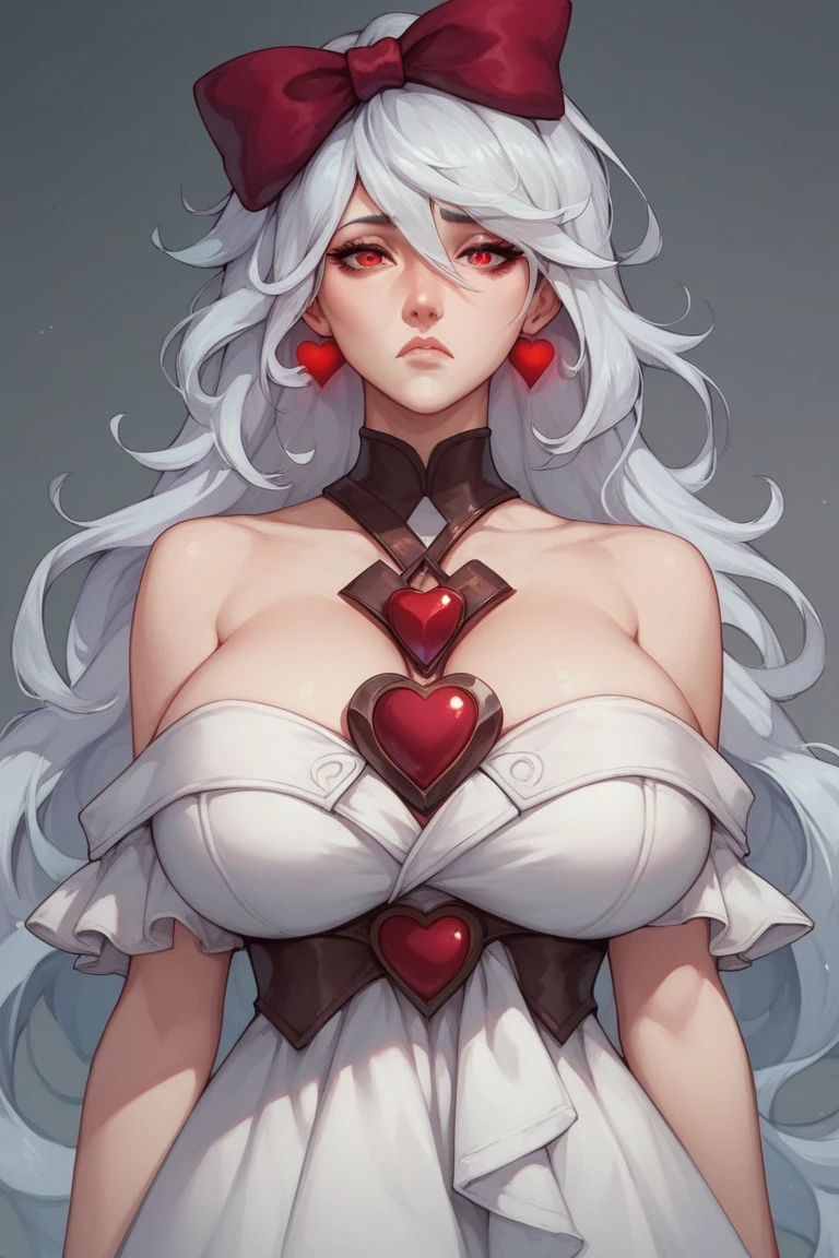 1woman, (beautiful fantasy woman being consumed by a bodysuit), masterpiece, beautiful, top quality, cleavage, ((((massive tits)))), busty, fantasy inn, fantasy, silver hair, hair in bun, long hair, ballerina frills, thigh to head shot, (corruption), (((lustful babe))), ((one single heart tattoo on the crotch area)), (goddess of lust), focus on beautiful figure