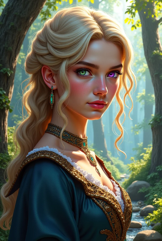 beautiful portrait of stunningly beautiful Margaery Tyrell as a medieval courtesan, corset, low-cut neckline, cleavage, large brests, jewelry, sharp focus on the eyes, fantasy concept art, , sultry look, seductive, inviting expression, detailed medieval bedroom in background, seductive pose
sultry look, seductive,