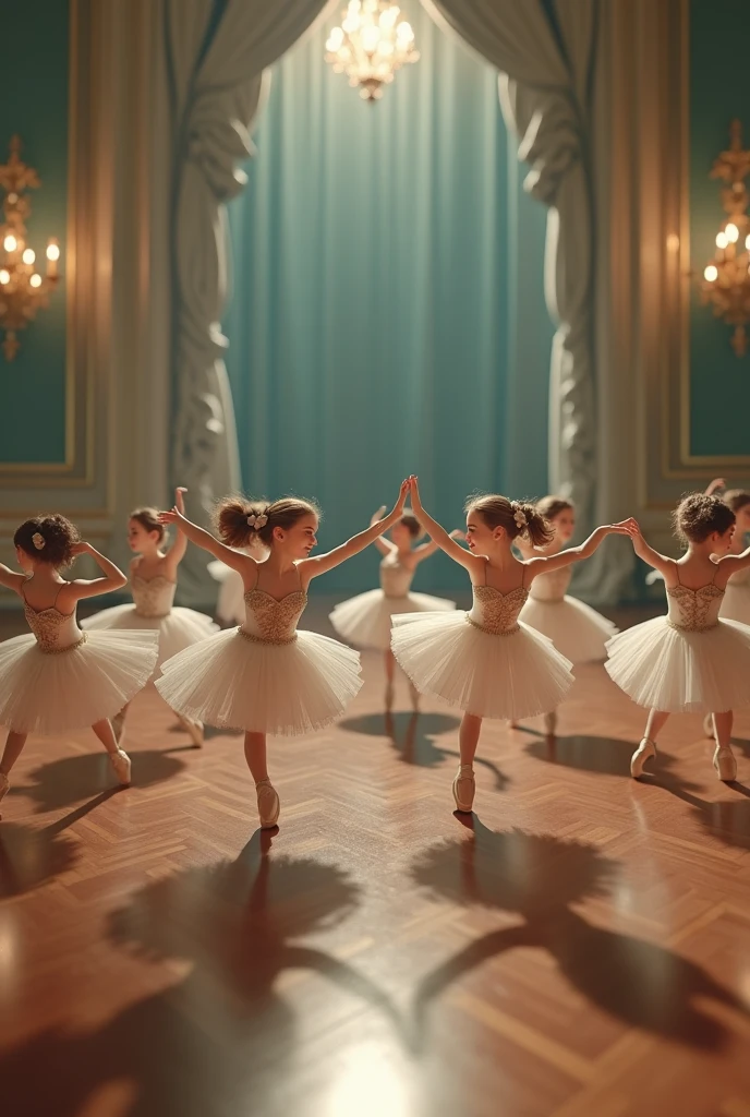 there are many girls in pink dresses sitting on the floor, BALLET performance photography, tense pose, BALLET style pose, BALLET dancer, BALLET pose, prima ballerina, ballerina, BALLET, by Verónica Ruiz de Velasco, graceful girl, dressed as a ballerina, Acting on stage, playful pose of a dancer, contemporary dance
