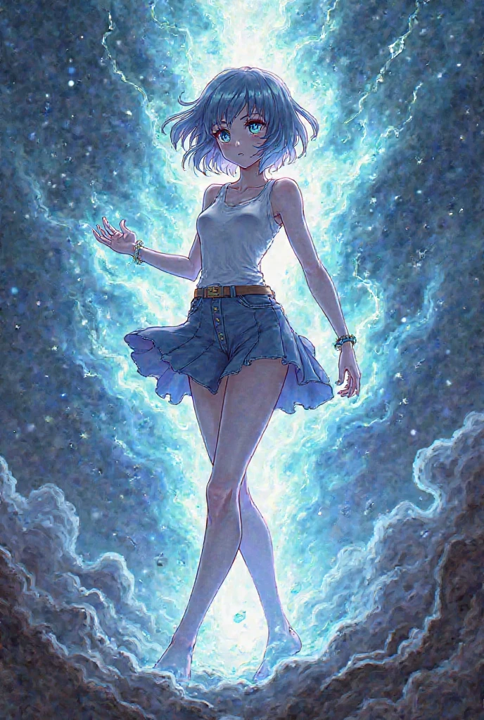 ((top quality)),(full body),(cat face), magic girl, mahou-shoujo, sharp focus, depth of field, cinematic lighting, detailed outfits, sky background, stormy sky, mastetpiece,nsfw, kawaii,cool,cute,beautiful, light particles ,(unusual pupils), (glowing eyes), (magic eyes), takada akemi,painting \(medium\),retro artstyle,traditional media,watercolor \(medium\),1980s \(style\), half-closed eyes,