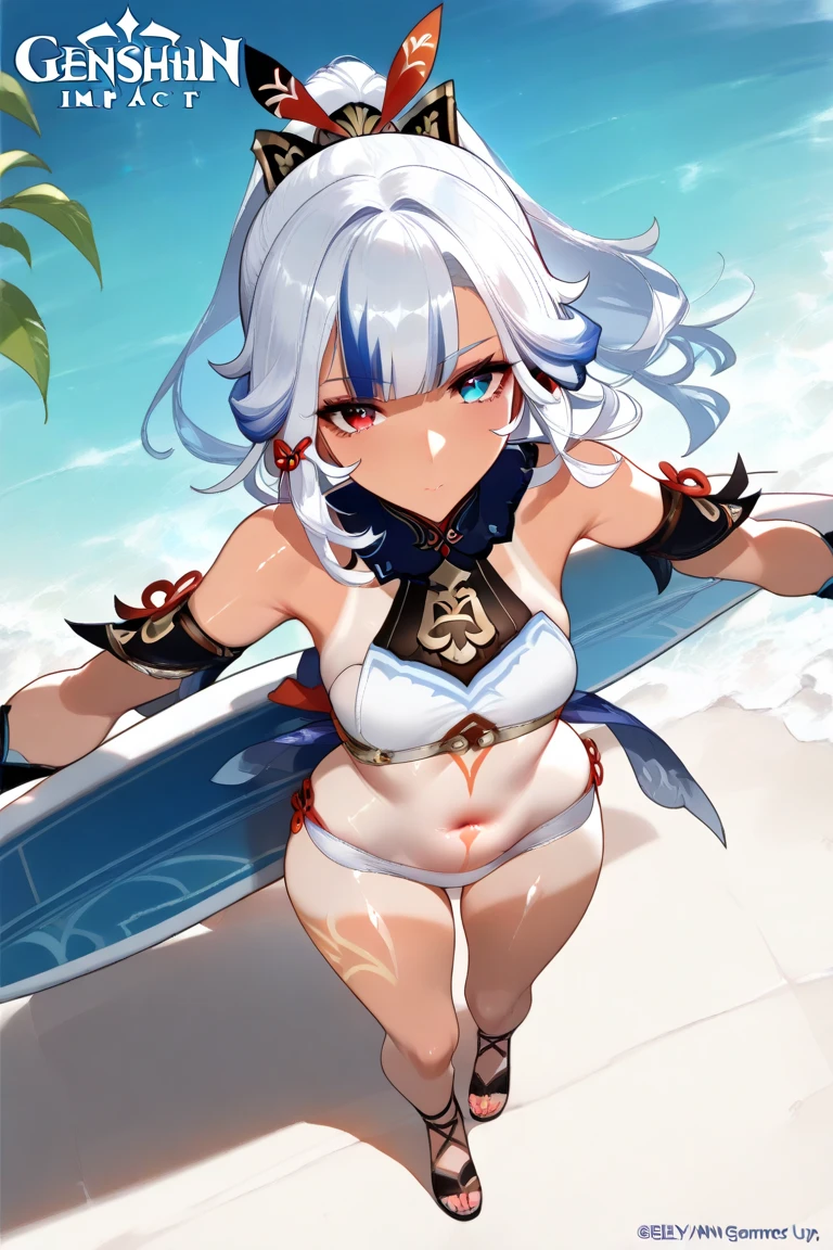 Has long white hair、Anime girl holding a red and gold scepter, Ayaka Genshin Impact, White-haired deity, Kushat Krenz Key Women in Art, Sharp RPG portraits, Keqing from genshin impact, From the Azur Lane video game, Anime girl holding a bow and arrow, Astrie Lohne, Azur Lane Characters, Official Art