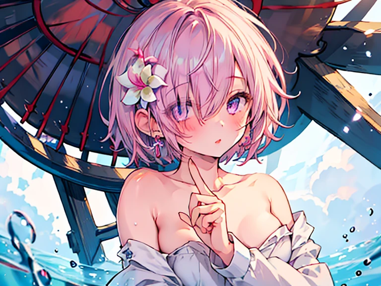 (((Shoulder Deep Soaking in Your Home Unit Bath:1.7))),(((flannel:1,7))),(((Hide your chest with a towel:1.7))),(((night lighting:1.3))),chest slip,blush cheeks、smile shyly,BBW,(beautiful girl)、(Short hair in bright silver and orange inner colors,Floral hair ornament,Floral Braided Top Knot,Ponytail with Twisted Side Part,floral braided tiara,Half-up、Floral Braided Space Van,Voluminous fishtail braids,Twisted bread,),(Fringes are transparent fringes),(((emphasizing the breasts:1.3))),(dynamic angles),(Dynamic and sensual poses),(leaning forward:1.3),(((Worthy statue))),(((clip,a necklace,piercings))),Colossal ,Blush with shame,Entranced eyes,A smile that enchants the viewer,skin shining with sweat,gazing at viewer,bare upper body,48 years old ,bare upper body,Disruption of clothing due to movement,pointy red mouth,perfect round face,,Proper body proportion,details Intricate,Very delicate and beautiful hair,Realistic Photos,Dreamers,professional lighting,realistic shadow,focus only,beautiful hands,nice fingers,Detailed Finger Features,detailed characteristics of clothes,Detailed Hair Features,detailed facial features,(tabletop,maximum quality,Ultra-high resolution output image,) ,(8k quality,),(sea art mode 2.1),(Ultra HD picture mode,)