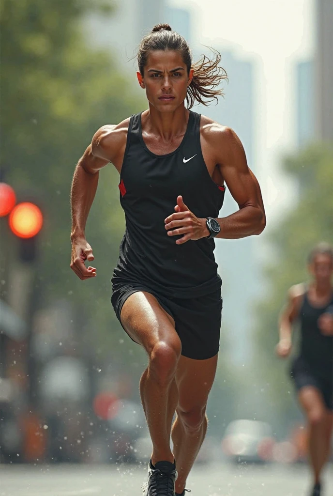 Very exaggerated sprints, flattering camera descriptions