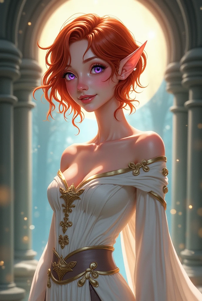 score_9, score_8_up, score_7_up, score_6_up, character prompt of a winged fairy woman, traveler, amber eyes, ponytail, curly red hair, full body shot, brown clothes, necklace, solo, curious expression, freckles, looking at viewer, facing viewer, (fairy wings:1.2), thin silver circlet, small necklace, close up, (bright lighting:1.2), sharp contrast, dark shadows, sunrise in background, blue sky, raised thin eyebrow, head cocked to side, elf, small ears, medium breasts,<lora:Calmlike V3.457:1> calmfd,  <lora:add-detail-xl:.7>, <lora:EnvyDramaticLightingXL01_digital_art:.4>, <lora:w1ngsXLP:.8>, outdoors,