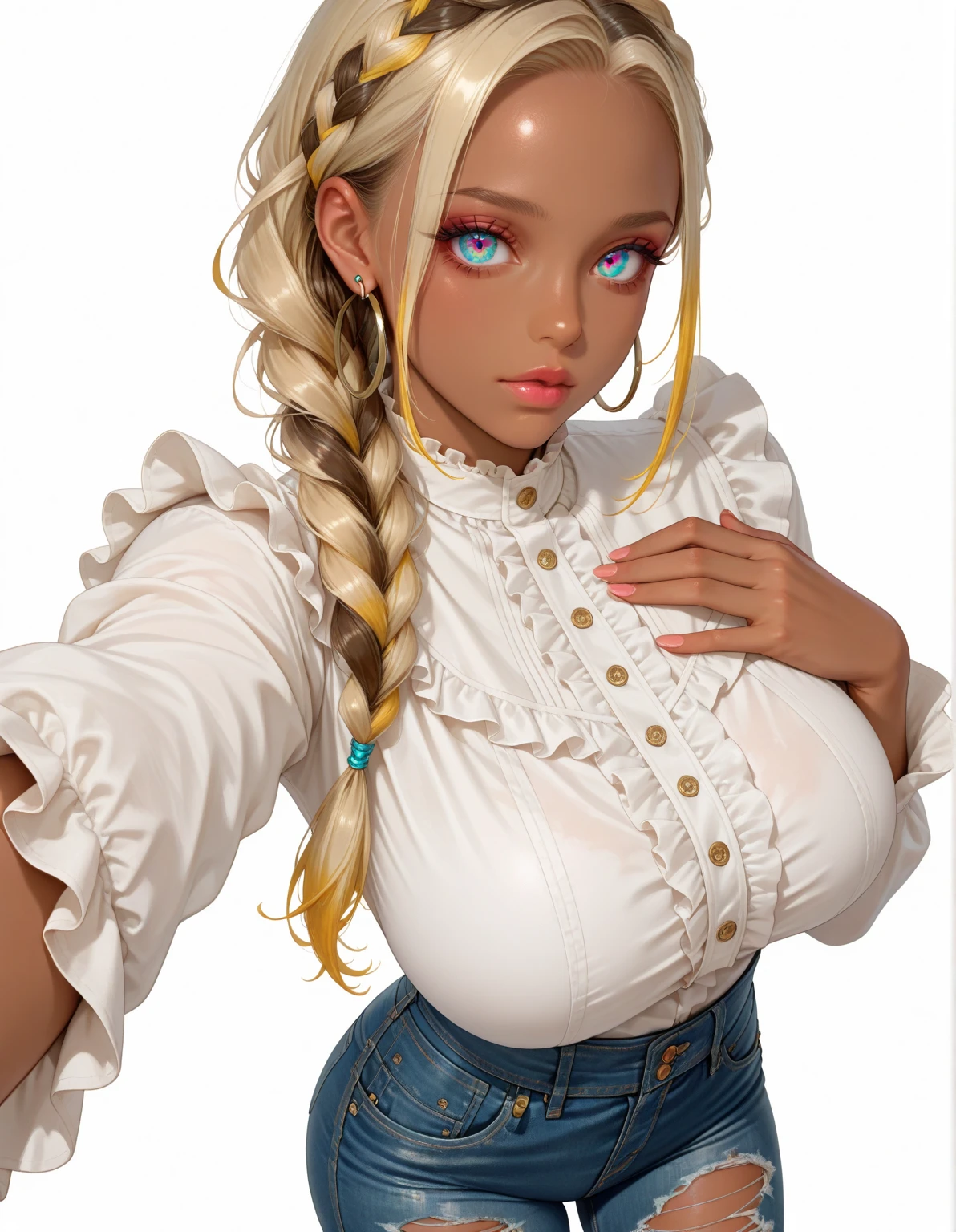 40s One woman A fawning smile Black short-sleeved T-shirt, tattoo, beautiful blonde Long Hair up A worn-out bar Bourbon Perfect and detailed facial expression Perfect and detailed eye depiction Perfect and detailed hair Perfectly detailed upper body Perfect and detailed breast depiction Perfect and detailed depiction of the chest T-shirt Big Tits