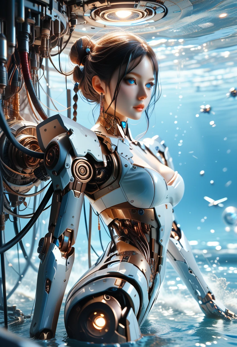 <lora:HydroTech-20:0.8>,hydrotech ,
1girl,
<lora:NeoFuturisticTech-20:0.8>,neotech, sleek,