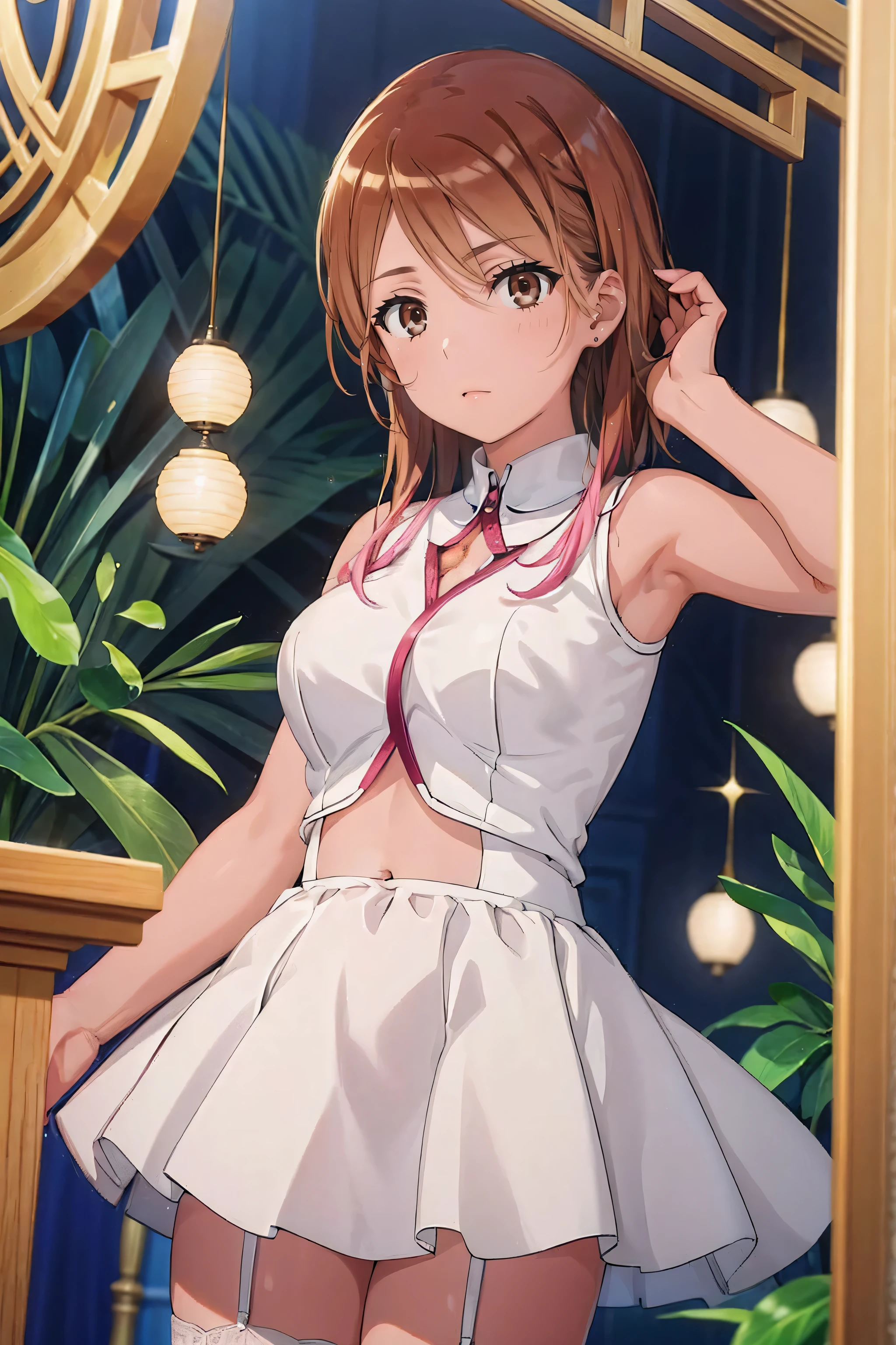 Very noble、She's erotic and cute 、 beautiful brown hair 、Wear revealing clothing、 garter belt、garter strap、 wears erotic and glamorous lace 。please wear erotic pink indecent lingerie 。。。。。、 Vibrant Color Styles 、 I'll dazzle you with the best images in the best situations .。 this is細部にまで細心の注意を払った高品質の製品です ...................。...。 erotic poses 。Sexy proportions。 Hang it down to cover your forehead 。 facial beauty。High quality skin texture is the best。 naughty look 。The eyes that look at me are beautiful。 along with Japanese speech bubbles 。Beautiful white teeth、 G cup bust 、 plump bust、Serving with a beautiful chest、Very beautiful body、this is、 She leaned forward.、Highlight your beautiful stomach and breasts ...................。、 super high resolution、 beautiful images 。 vivid details 。Delicate expression around the eyes。。。。トップクラスの性能 super high resolution 細部まで美しく表現 健康な身体が美しく見える 4K高解像度 8K高解像度
