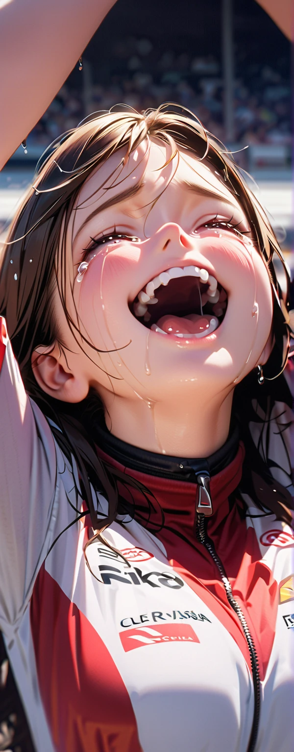 (masterpiece:1.3), (8k, Realistic, RAW Photos, highest quality: 1.4), Absurd, Charm, Ultra-high resolution, Ultra-realistic, Very detailed, Golden Ratio, (Realistic), (Best Shadow), Low contrast, (Complex:1.4), Side lighting, 8K, Beautiful Face, (Realistic Face), Beautiful hairstyle, Realistic eyes, Beautiful fine details, (Realistic Skin), Beautiful Skin, (One girl), ((Sasha Calle)), ((SUPER GIRL)), (Accurate hand and finger depiction), Supergirl Women, (Black Hair, Handsome Short:1.3), ((Are crying:1.0)), (Frowning), ((Mouth open:1.3)),(Frightened expression:1.2), (Flushing) , (Sweat), NSFW ((????????)), ((Giving a blowjob)), (??????? face), ???????????, ((??? on face:1.3)), (??? on mouth:1.2), BREAK (1boy, 1penis:1.1), real ?????, ((Thick ?????:1.0)), (projectile ???:1.4, excessive ???:1.5), ((Bust Shot))