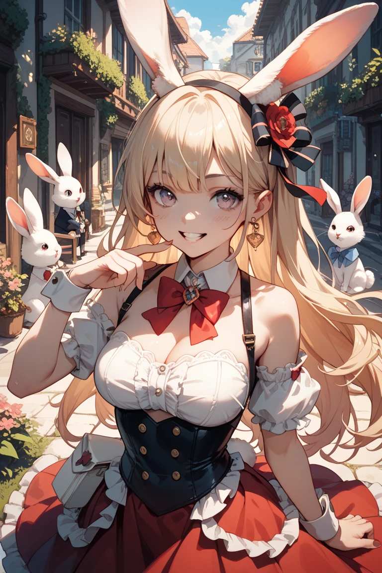 Arturia the Rabbit'Hairstyle, Costume Rabbit Artoria, One Girl, Pectoral muscle, alone, blonde, Green Eyes, French Braidings, Long Hair, Big ample breasts, Cleavage, ponytail, Side Lock, prohibit, belly button, Looking up at the audience, Exposing shoulders, Braiding, Hair between the eyes, ウサギのstop temporarily, tiara, Ahegao, blushした巨大な垂れ乳:1.8, Huge chubby sexy :1.9, Huge Sexy , Sexy Legs:2.0, , 着用prohibit, No clothes, White transparent tights, Hugging legs, Hold my feet, Hugging legs, squats and leg hugs, stop temporarily, Lying down , Lie down with your legs hugged, You are so sexy,(((Baby Face))), (Black Hair),Busty and bursting, (please raise your hands above your head, Wide-open legs:1.4), ((Spread your legs)), (((blush))), (((Nipples are exposed))),(((Blushed,blush))),(((Intense sex:1.5)))