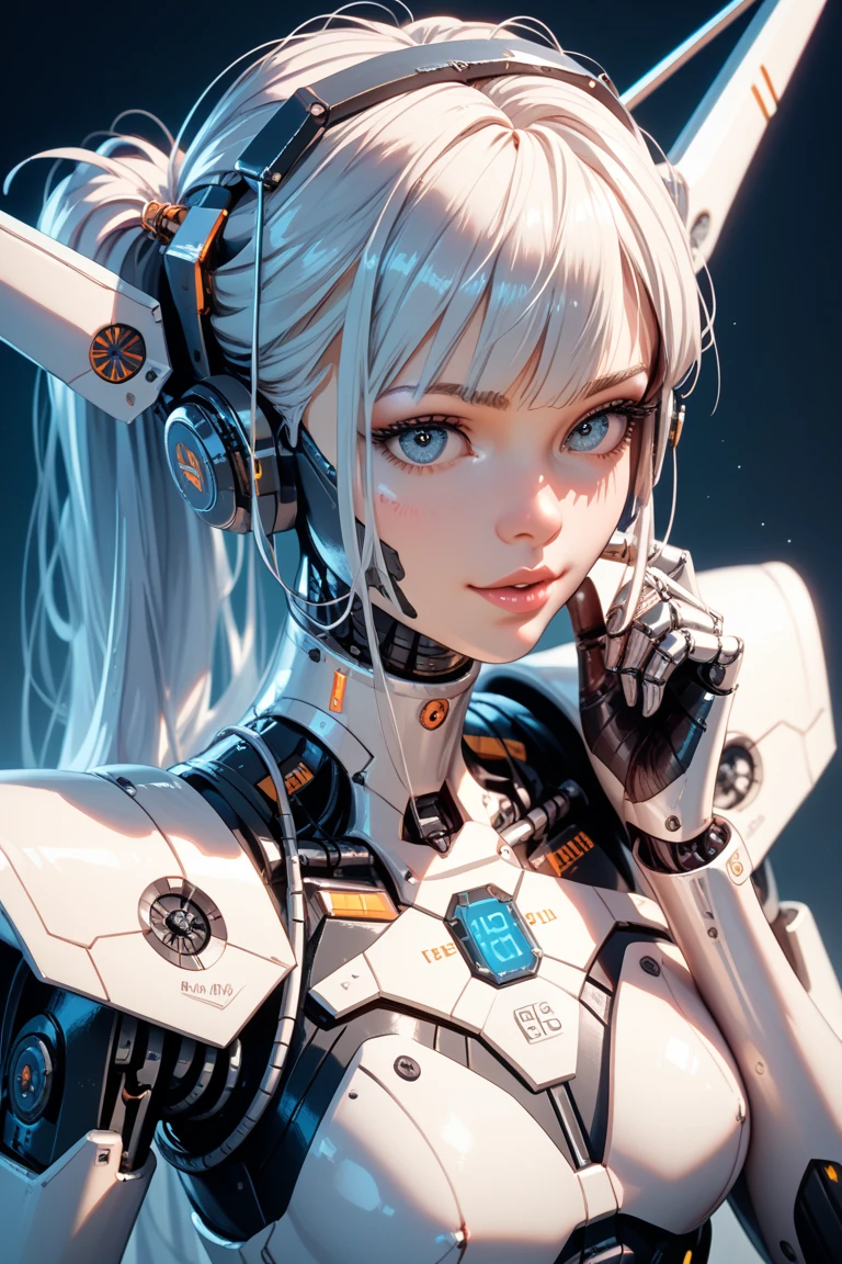 cyborg girl,(((One person))),((cute cyborg girl)),
(Huge breasts:1.4),Saggy breasts,(((Bright Blue Eyes: 1.5))),Complex eyes,Beautiful attention to detail,Symmetrical eyes,((Fat)),(((Shiny skin:1.5,Plastic Glitter Skin))),(lower abdomen of,Tight waist,Wide Hips,An athletic body,Swollen legs, Thick thighs,Detailed body,(Detailed face)),
cute,Lewd,Fascinating,erotic,(Browsing Caution),
A beautiful android female face with a porcelain-like profile, cyborg, robotic parts, Gorgeous cyberpunk, race, ((Anatomical)), Facial muscles, electric wire, Microchip, H. R. Giger Style, Absurd, incredibly Absurd, ((robot)), Silver helmet,
((1. Mechanical Girl)),((Machinery Parts:1.4)),
(Dynamic pose:1.0),Focus Only,Embarrassing,(Centered,Scale to fit dimensions,Three-part method),
internal,indoor,((Cozy steampunk room)),scenery:1.25,((Complex scenery)),((Steampunk décor)),
(光沢のあるSteampunk décor品),High resolution,Sharp focus,(Super detailed,Very detailed),(Photorealistic artwork:1.37),(Very detailed CG unity 8k wallpaper),(((Vibrant colors,Vibrant Themes))),(Complex),(masterpiece),(Highest quality),Artistic photography,(Photography by sldr),(Complex background),perfectly rendered face,Perfect facial details,Realistic Face,Photorealistic,((Complex detail)),(((realism))),