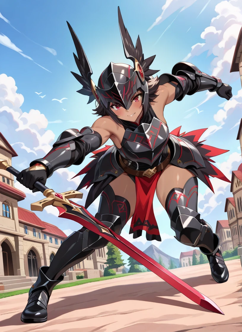 Warrior with sword