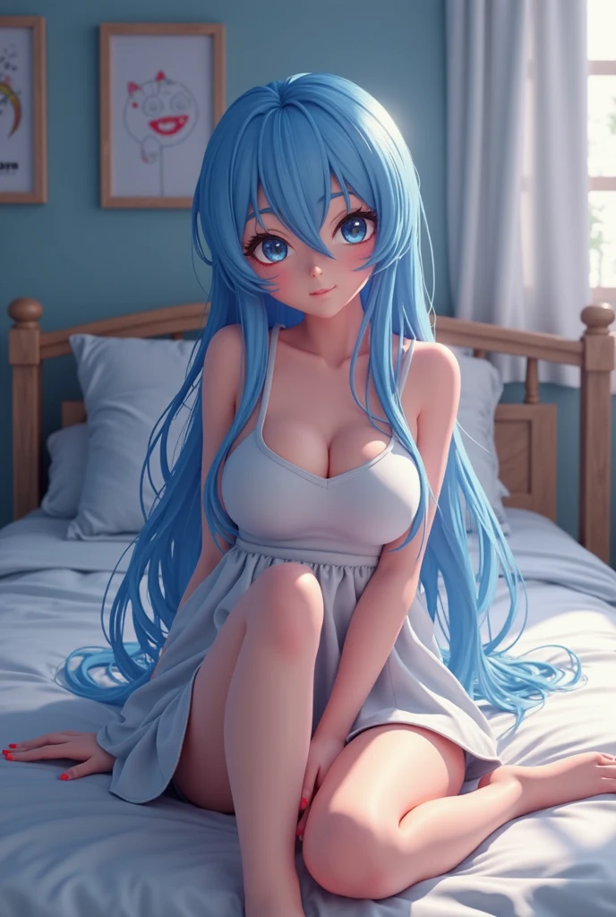 (8K ,hyper-detailing,ultra real photo,Best masterpiece,natural,Perfect artwork,Perfect female body),Two cute busty girls ,rainbow hair,(Raised sexy,humongous large breast),The neighbor's wife,A woman's hairstyle,Elegant wife,on bedroom,Exquisite and ,穿Raised sexy的毛衣,White suspender stockings,The cracks are relatively large,,elastic muscles,凸起Raised sexy,Obscenity exposed ,,fully body photo