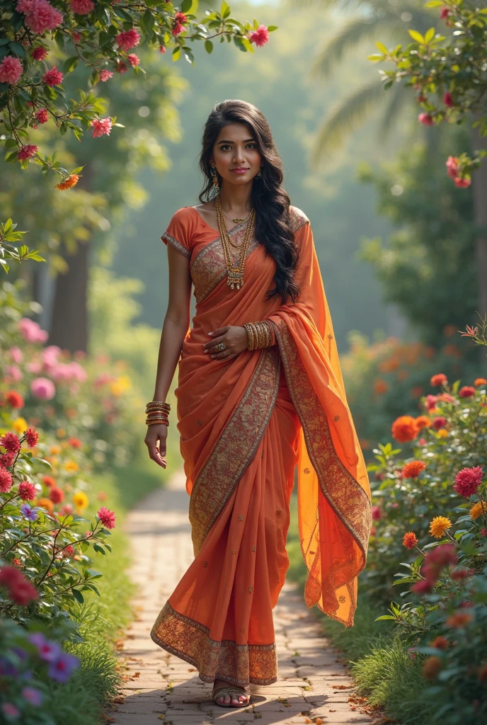 Nepali village girl
 wearing kurta surwal 
Slim body beautiful natural very sexy round breast size and body
Standing on tha garden
Very hot looks attractive 
Full body Short dress 

