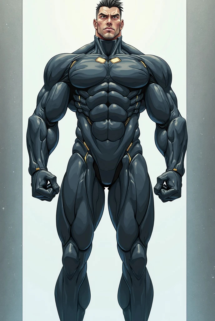 Close-up of a character, ((Character concept art)), ((character design sheet, Same character, front, from the side, Back)) Character image, Video game character design, Video game character design , ((Masterpiece)), (((Best quality))), illustration, environment Scene change, Pose too, (Single background, white background: 1.3) lap, multiple_Views, Concept art, chop, Multiple views, ( Multiple views of the same character in the same outfit: 1.3.) Biomechanical creature in humanoid form, with opalescent skin and scales, Masterpiece, absolutely perfect, Stunning image, visually rich, Intrinsically detailed, Concept art, by MSchiffer, shiny holographic, cinematic , UHD Wallpaper, 3D, Octane Rendering, Volumetric Lights. Huge muscles, Muscular body, Bodysuit, Bodybuilder Body, Strong Abs, Full Body Create an image of a black warrior after an apocalypse in the future, huge muscles, huge pecs, chiseled abs, huge pecs, exaggeratedly large muscles. Full body photo, cyborg suit, muscular body, gigachad, staring eyes, Waiting, Arms outstretched, Waiting, Standing Art neon light, in the dark of the night, Colored, Detailed, 4k