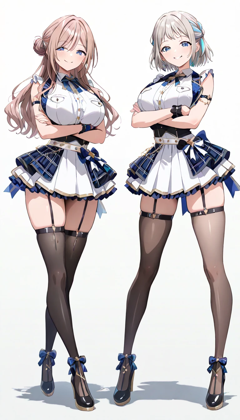 girl, alone, whole body, From head to toe, Are standing, (Huge_chest:1.3),
Character design sheet, Character Reference Sheet, 設計図のSchematic, Drafting, Blueprint, Schematic,
((Character design sheet:1.7, Character Reference Sheet:1.7,)),
anime/cartoon character wearing a girls , 1girl, alone, Thigh-high socks, blazer burezaa (blazer), Ahoge, Long Hair, bow, , shoes, loafers, ribbon, (Very short skirt:1.4), (panties:1.5),, (Good:1.5),In underwear