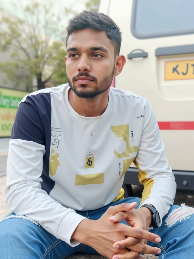 Handsome young man, 25 years old, Asia, Master's work, Best picture quality, higher quality, Highly detailed, Ultra high resolution, 8k resolution, delicate facial features, boy, Big muscles, tattoo, glowing eyes, short hair, hair details, [[Turn away, look to the side, Focus on homosexuality and pay attention to every detail. , Open Hanfu Sheer Gauze Jacket, White rubber pants, nighttime, starry sky, flying flowers. waterfall, mountain, dragon circle, Chinese patio background (((((Convex crotch)))))
