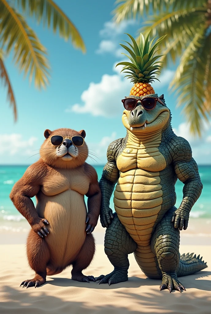 8k, fine details, (ultra detailed), a beautiful and detailed full size portrait of a female anthro dinosaur, velociraptor, ((black body, black skin)), blue eyes, lizard eyes, tail, bedroom eyes, High Dynamic Range, cinematic shot, detailed eyes, big body goddess, kenket, Ross Tran,ruan jia, vip, trending on artstation,foxovh, cenematic lighting, big breaths, big breaths, big , big , big , full body, ((covering self, )), side view, standing, arms behn head, smile, open mouth, sweating, wet,  interior, , big ass big ass Wide thighs wide thighs big  big  ((side
 view))  ((In the Modern indoor pool in front of the reception)) ((Resting on a deckchair)) ((lying on a deckchair))duo teasing, two female, beach, slingshot bikini, cameltoe,, at beach, outdoors, sling-bikini top, boobsqueeze, big breasts,(((duo)))  ((They change in the changing room))Changing room ((shocked expression)) 

