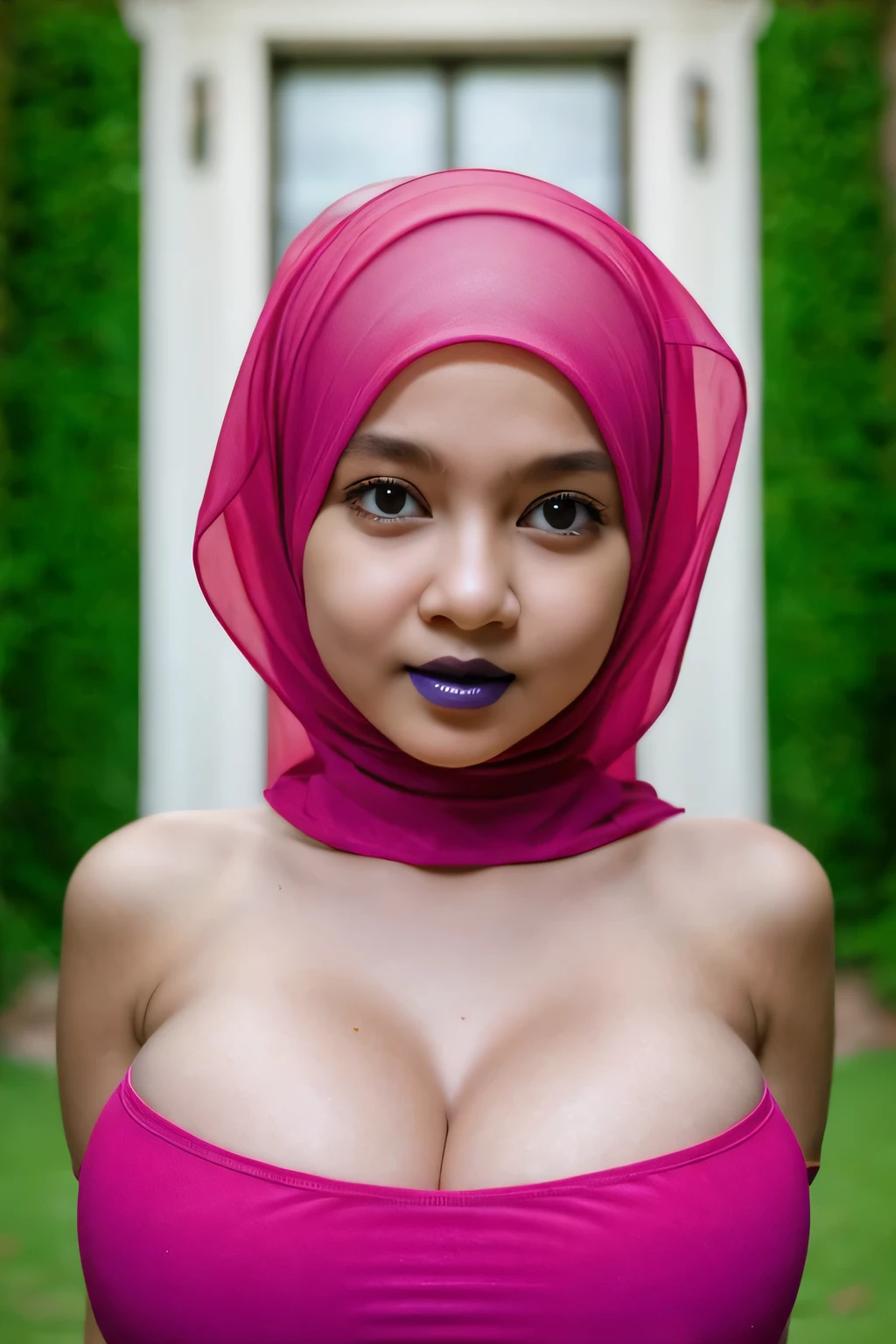 HELLO KITTY, green fluorescence Strapless Jumbo (Fatty), adorable, (1 girl), (face to face), , baby face, sad, half body portrait, (face details: 1), (eye details: 1), ((big breasts Solid:1.54)). wearing translucent (transparent) transparency (soft short t-shirt cropped) , hijab, .. Cute posed. proportional body. Ultra High Res. realistic: 1.4, UHD, view from side seductive pose, (viddinillah:1.3), (Dark Blue Lipstick:1.2), (sad face expressions:1.3) LITTLE SMALL GIRLS, LITTLE SMALL GIRLS, LITTLE SMALL GIRLS, (black skin:1.3)