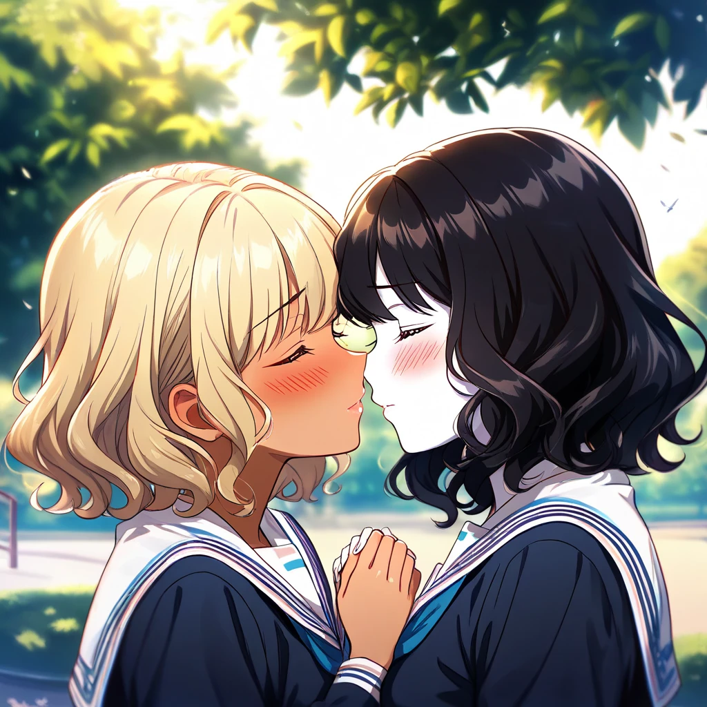 Browsing Caution,(Petite),(Cute man's daughter),((Penis in the crotch)),((Handjob)),(Two blonde women with low pigtails),lips,Sweat,White Breath,Ecstasy face,Naughty sound effects,(((ejaculation))),Baseball uniforms
