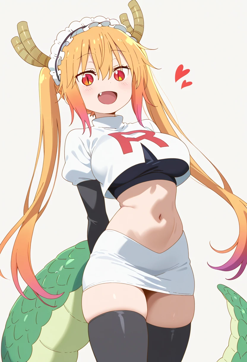 Tohru, cabello rojo, Cabello con trenza, ojos azules, ojos detallados, cuerpo completo, Cleavage Bulge, bikini, 