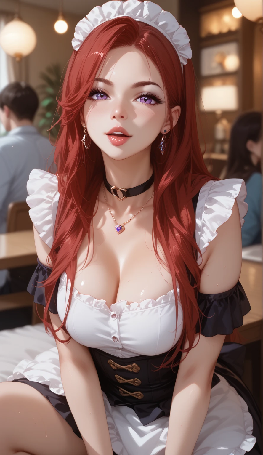  Elsa,chubby face,invent,face detail,blush,purple eye shadow, rose in hair,arise from,simple background, looking to the side,half shirt, White dress, No blouse, without bra, visible peak on chest, (big tits) (big breasts) (Fully exposed chest) ( naked and visible nipple) (big tits) (big breasts) (Fully exposed chest) ( naked and visible nipple) big tits) (big breasts) (Fully exposed chest) ( naked and visible nipple