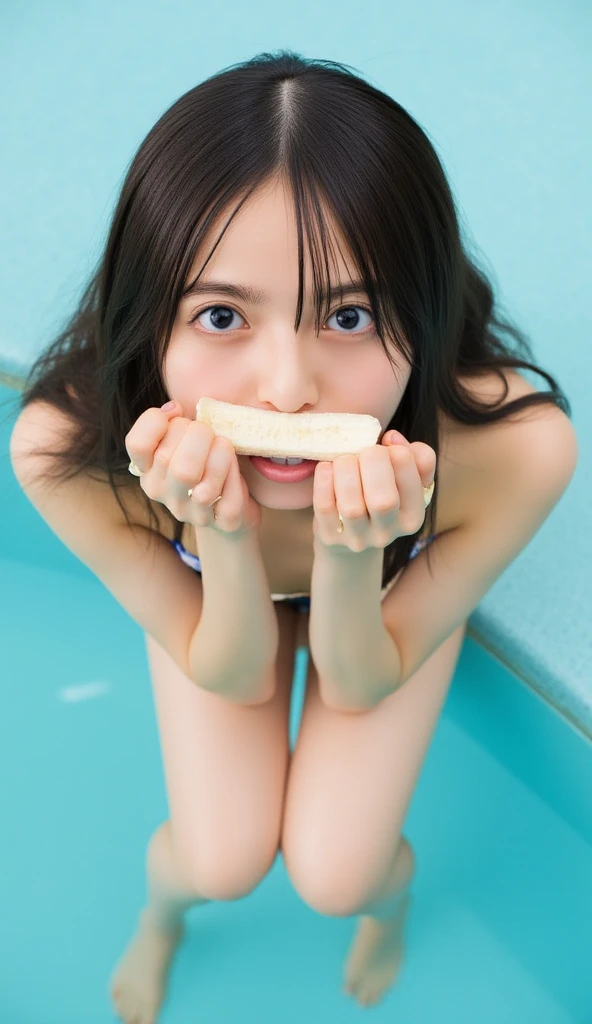 Nao Kosaka, first year of high school, swimsuit