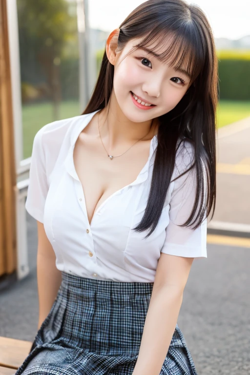 ((masterpiece)),(detailed),(perfect face),(thin),((sexy long legs)),((beautiful legs)),(slim),((middle-size chest)),((tits slip)),(horny smile),((very sexy emotional face)),((very long straight hair)),(looking at viewer),(black hair),((trained body)),((smiling)),(top-quality),(Photo realsitic:1.4),Raw photo,((two -old gir,(((Random hair)),(((Take different poses))),glowy skin,(Happiness:1.2),(she wearing Thai university uniform black pleated mini skirt:1.5),((Thai university white short sleeve shirt:1.5)),((portrait)),((beautiful long legs:1.5)), ((sitting on Thai university stairs:1.5)), Thai script in background, ((brown belt)), ((detailed cute face:1.5)), ((14-yo Thaiisigirl:1.5)), ((long beautiful legs:1.5)), nsfw, beautiful thigh, ((white panty:1.5)), ((detailed cute face:1.5))