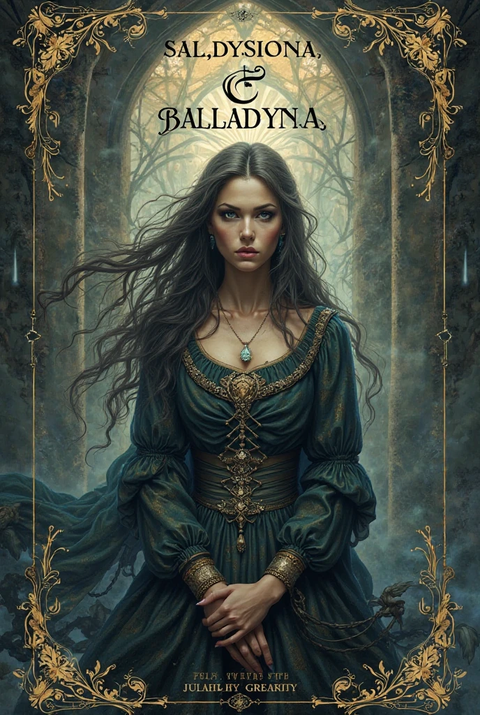 Create a book cover. The title of the book is "On the Way to the Crown" . It's a medieval fantasy story. On the cover there should be three young women, one of them is blonde with blue eyes, the other one has platinum hair and the last one has brown hair. All three of them have hateful looks. A light cover, but dark in the part of the women's image. a super realistic image. Make them have different faces and their hair is different and THERE ARE THREE WOMEN. Make the title bigger and with the book background silver.