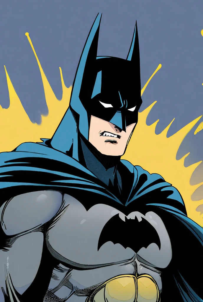 Batman in the style of McBess, <lyco:McBessNEWCaption88:0.9>