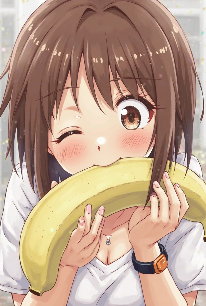 score_9,score_8_up,score_7_up,score_6_up,score_5_up,score_4_up,
HUGE BREASTS,floating hair,
embarrassed,open mouth,
<lora:mikoto-misaka-ponyxl-lora-nochekaiser:0.7>,
MIKOTO MISAKA,(BROWN EYES),BROWN HAIR,HAIR ORNAMENT,HAIR FLOWER,SHORT HAIR,
TOKIWADAI SCHOOL UNIFORM,SWEATER VEST,WHITE SHIRT,SHIRT,SHORT SLEEVES,GREY SKIRT,PLEATED SKIRT,
<lora:Eating_Banana:1>,
banana,eating banana,sexually suggestive,holding fruit,eating,licking,
close-up of face,looking at viewer,
outdoors,garden,
<lora:sao_alicization_style_pony:1>,
<lora:better_scenery_pony:1>,
<lora:intricate_details:0.3>,INTRICATE_DETAILS_XL,
<lora:sdxl_lightning_4step_lora:1>,