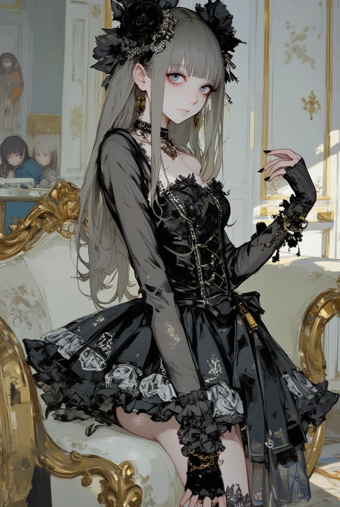 (best quality,4k,8k,highres,masterpiece:1.2),ultra-detailed,(realistic,photorealistic,photo-realistic:1.37),beautiful detailed eyes,beautiful detailed lips,A girl with beautiful eyes, An anime girl wearing a pretty dress, A cute anime wife in a lovely dress, trendy on Pixiv ArtStation, detailed digital anime art, Gwegs on pixiv artstation, a dress wearing , Gwegs' ArtStation pixiv, everyone, beautiful anime girl, cute anime girl, smooth anime CG art, anime style, vibrant colors, soft lighting, detailed drawn beautiful eyes
