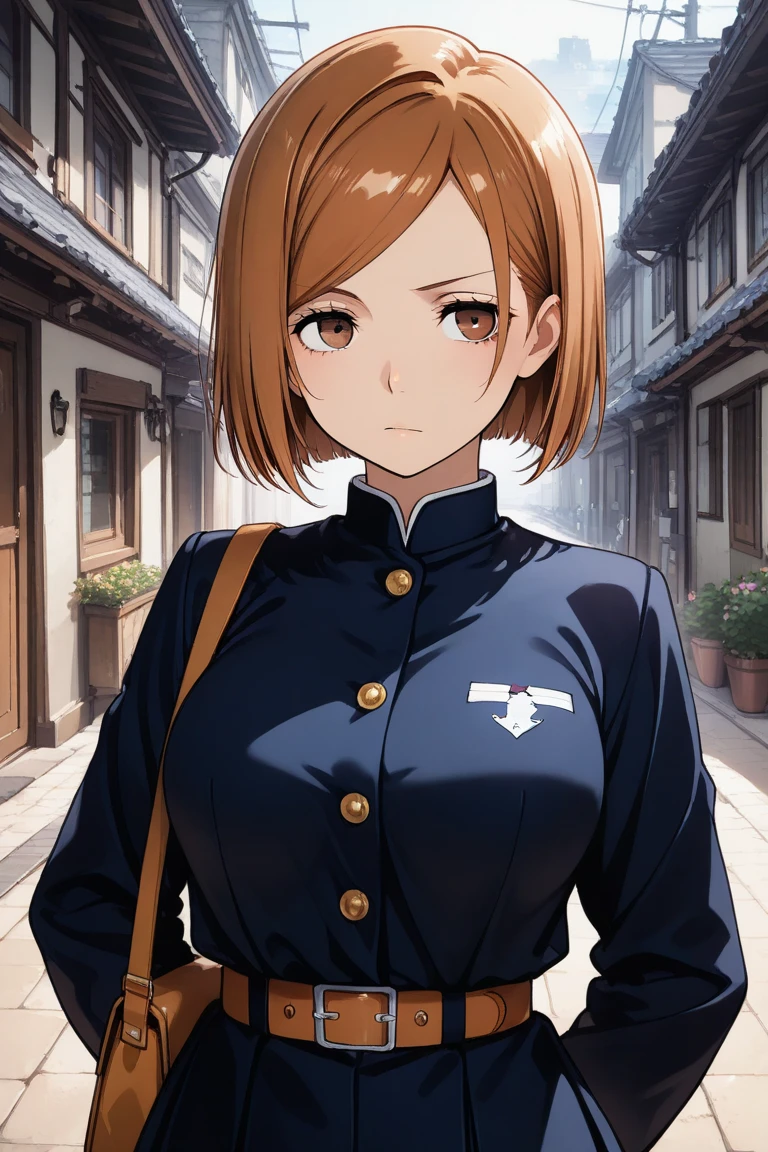 Top quality, high image quality, masterpiece, photo realistic, smile, (((huge breast)))