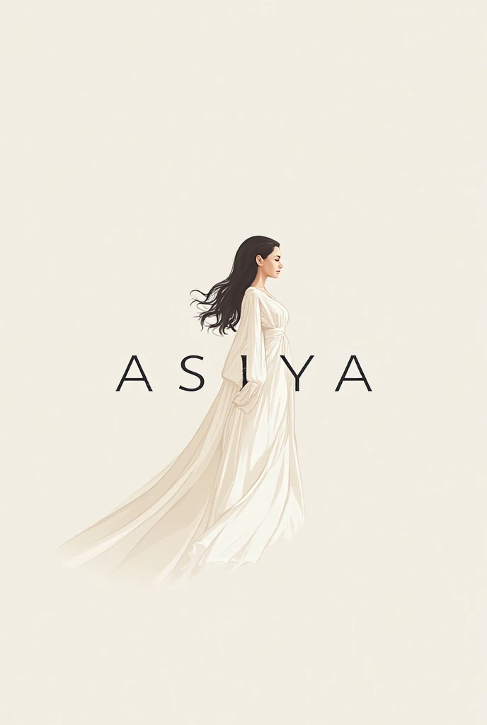 make a photo of a girl wearing a hijab like an angel wearing a t-shirt with the name Inna written on it