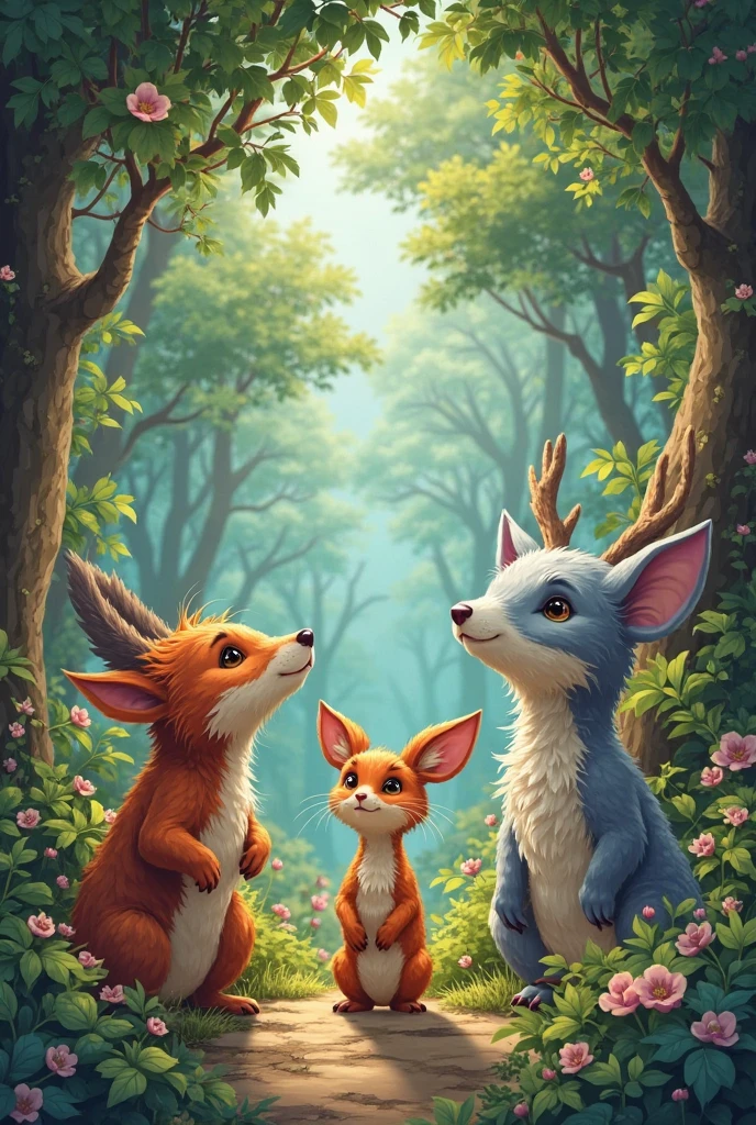 From that day on, Nutty and his friends knew that true magic came from the kindness and joy they shared with each other. And so, the forest remained a place where laughter was endless, and every day was a new adventure.