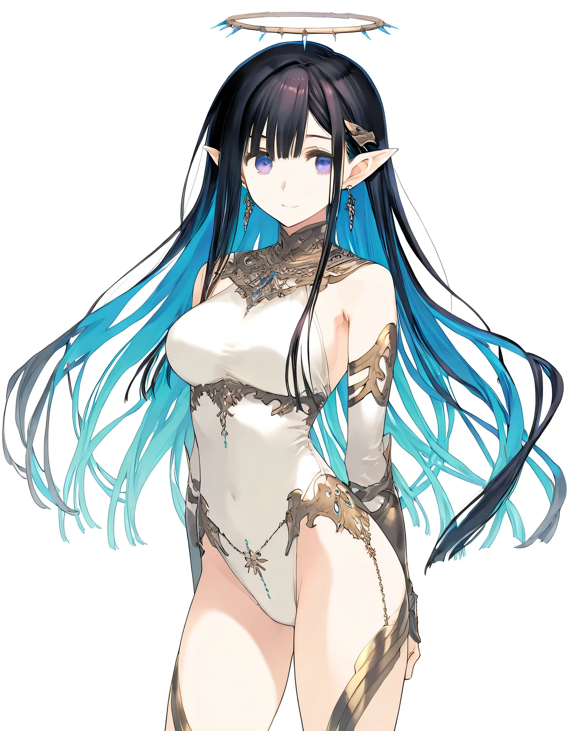 Black Hair, Blue Gradient, Green Eyes, Long Hair, (Small breasts:1.2), clavicle,全naked, whole body, Outdoor, sun, break (masterpiece:1.2), Highest quality, unity 8k wallpaper right eye close, (Beautiful attention to detail:1.6), Highly detailed face, Perfect lighting, Highly detailed CG, (Perfect hands, Perfect Anatomy), looking at viewer, Hide with hand(body), naked, Teenage girl, M-shaped legs, Pussy, Sexy, Small Ass, during sex, Odd Eye