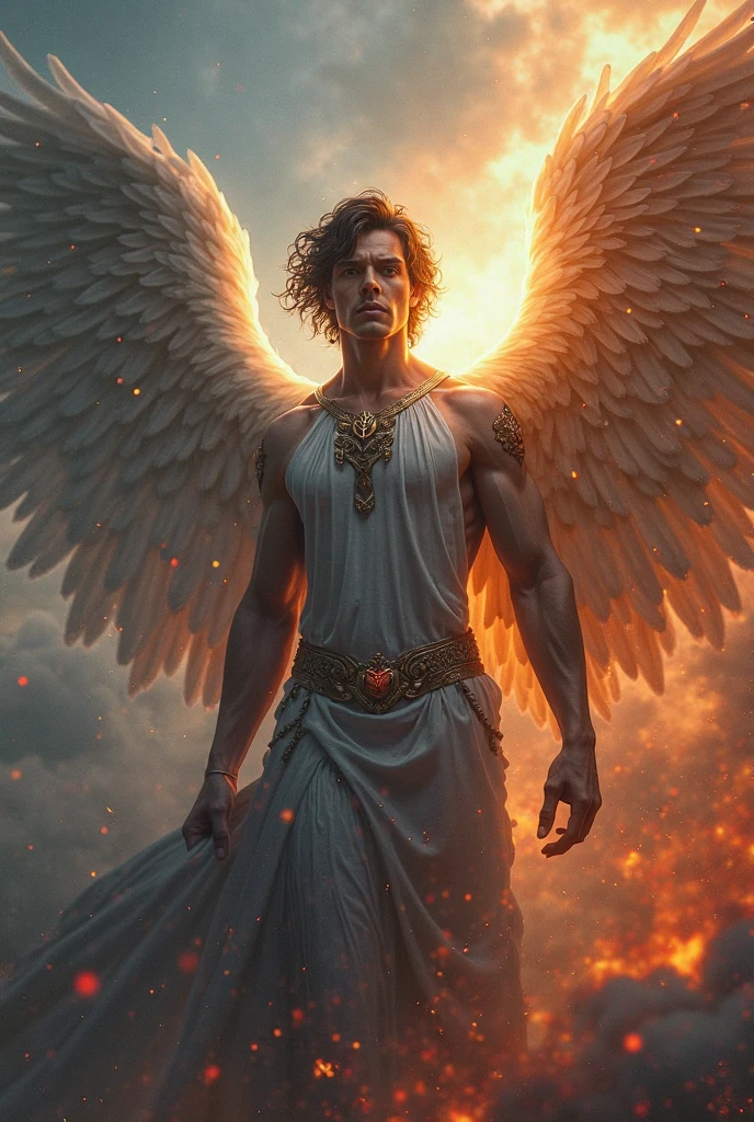 Male angel that born in hell