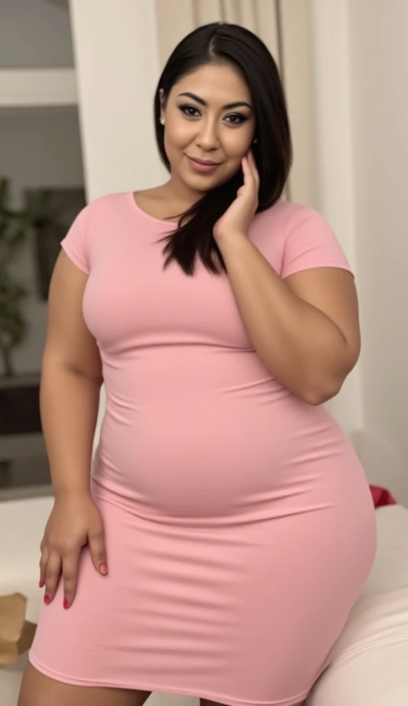 Big girl full body shape cartoon