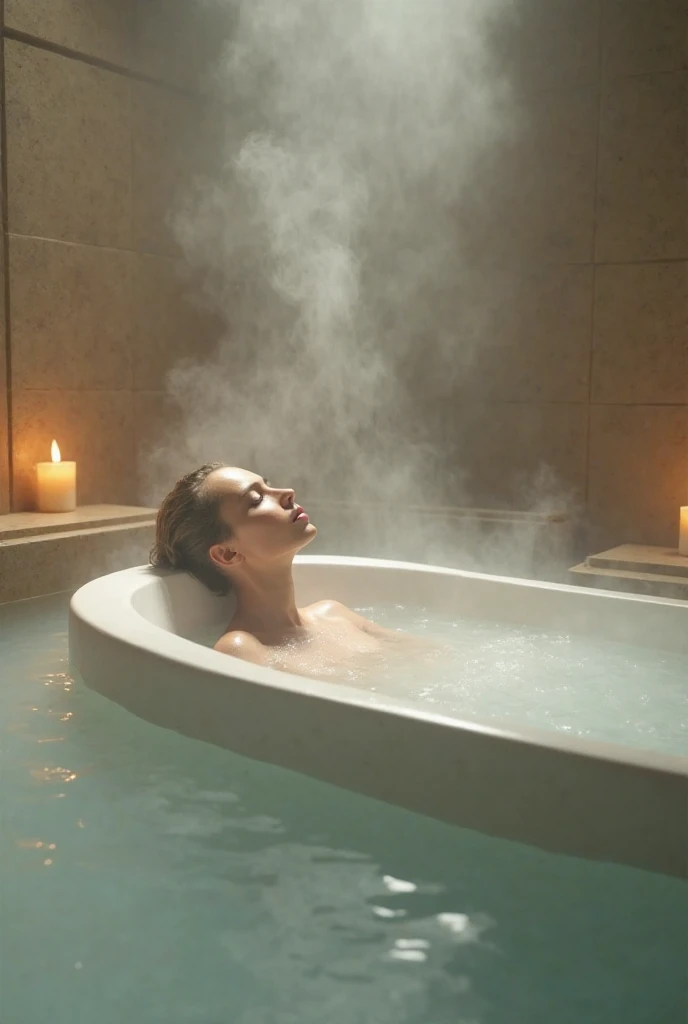 Woman in the bath