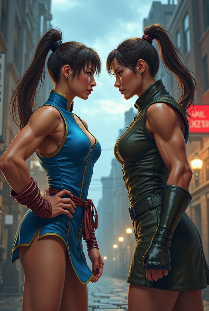 Muscle woman