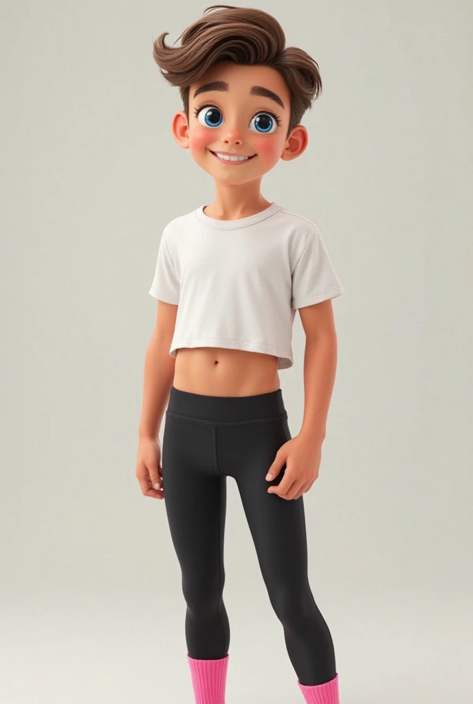 Boy with leggings