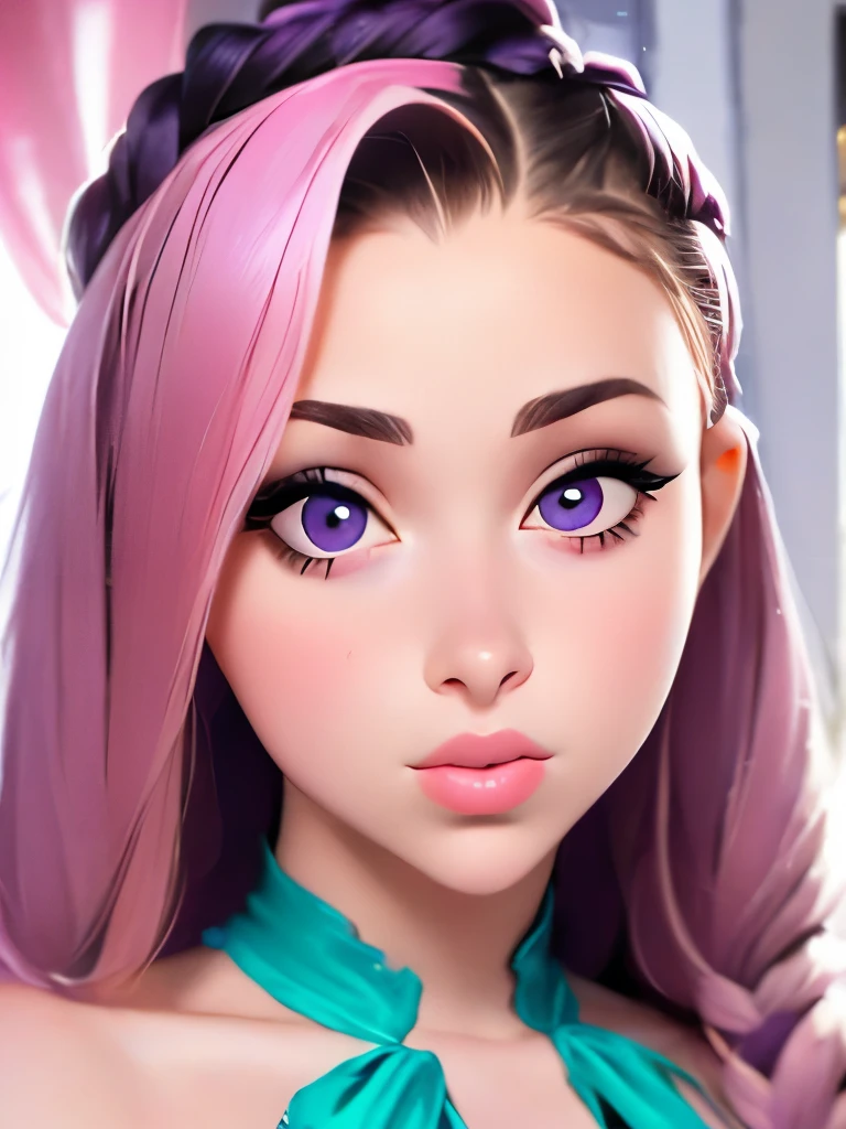 Elsa, (perky breasts), (((small breasts))), affected smile:1.2, beautiful blue eyes, (perfect iris), depth of color in your eyes, by rubio, wide, braid, full lips, blush, naked, She is showing her vagina, depth of field, bokeh, (Special attention to leather details.: 1.2), Masterpiece, Best Quality, ultra detailed, ultra hd, photorealistic, cinematographic, ((Medium camera shot)), sensual pose, seductive, nipples:1.4, looking to the camera, closeup of his face, her cheeks are blushed, 22 years, she is on her knees, eye contact:1.4, Angle elevation:1.5, ((Closeup on face)), Perfect face, (((visible breasts))) bokeh everything other than her Perfect face, The location is Arendelle in winter., ice castle