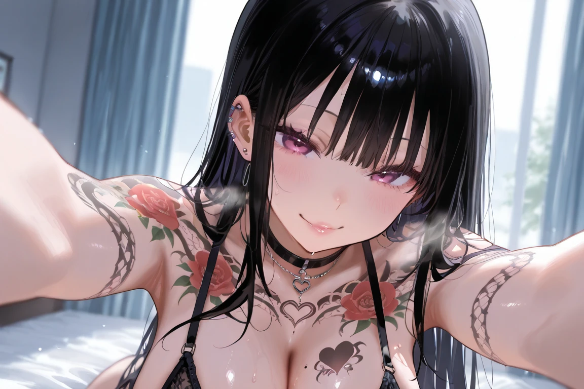 {{{{{16k}}}}}, {{{{{High-resolution photos of her lewdly dyeing herself in a manner unknown to the innocent sex, transforming a neat Japanese girl with a cutely pussy into her facial rank to the SSS rank of top-notch pretty actresses, She is in a Cylindrical aquarium filled with female hormonal fluid and her body becomes more curvaceous, The more she is raped, the more attractive she becomes as a pretty neat girl, Ambush her every night and fuck her through the night, She was a small girl but after four years of being raped while being injected with hormones that made her beautiful every day she grew up to be too cute and smart to be raped for the rest of her life, she was being raped and clearer the nip line from underbust to hips, As the tattoos increase her waist and underbust get thinner, her tits got round bigger and deeper cleavage, Her hair is replaced by a bang long glossy very Straight black hair with ribbon, The growing body is reproduced with sex-loving, thick vivid lips, Her gasps echoing through the air, she open up on her both knees, She is fitted with a ribbon collar that puts people which transforms her into a cute once-in-a-millennium}}}}},{{Extremely detailed}},{{{{{integrated her head pure small, Enchanting Too thick and erotic lips, Her thickened lips shimmer with luster}}}}},{{{{{Her tattoos spread all over her body, She is tattooed with lewd flowers on her neck, arms, lower abdomen, thighs, ribbon piercings are attached all over her body}}}}}