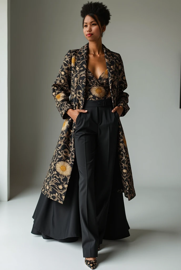 Clothes with classic echo print