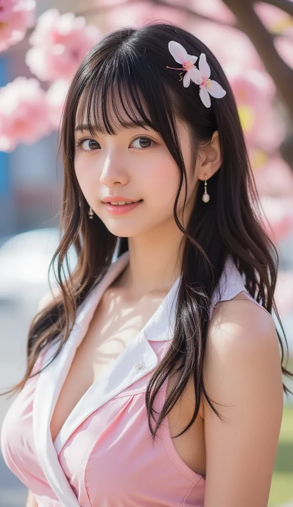 (Best-quality, Masterpiece, Ultra-High-Resolution, (Photorealistic:1.4), Raw Photo, depth of field, professional lighting, perfect anatomy, extremely details, perfect body, perfect face), 1girl, 15-years-old, the most famous Japanese idol, at amazingly beautiful park, ((wearing casual dress with cute-design)), (extremely cute face like the most popular Japanese idol, ((extremely cute and extremely big eyes)), extremely cute hair, extremely beautiful skins), extremely cute cheeks, extremely cute long-eyelashes, extremely cute lips, extremely beautiful thighs, looking at viewer, innocent smile, detailed amazingly-beautiful-park