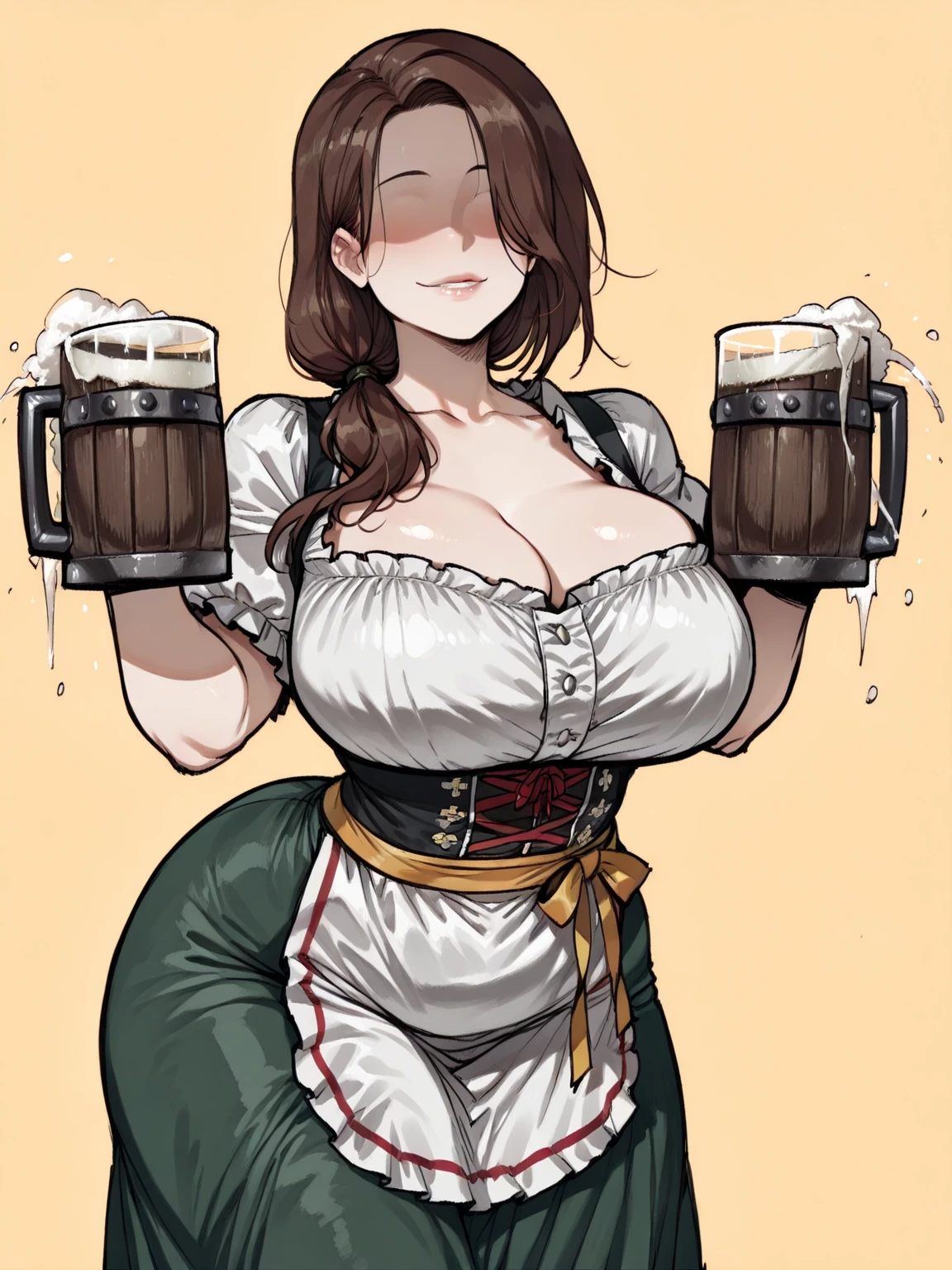 milf, mature female, busty, huge , huge breasts, hentai, high detail, close up, symmetrical, high quality, absurdres, high res, ultrasharp, 8K, masterpiece, extreme attention to detail, perfect face,Realistic, (masterpiece, top quality, best quality,) very detailed, most detailed, (1woman:1.3), nsfw, smile, red lips, kate beckinsale face, long hair,