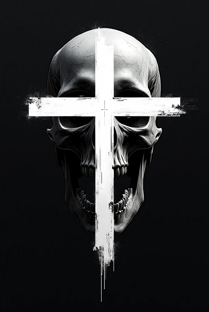 There is a man with a knife and a cross on his head, digital art 4k unsettling, Eric Lacombe, Концепт-арт Silent Hill, by Adam Marczyński, inspired by Bill Sienkiewicz, by Ludwik Konarzewski Jr, Tadeusz Pruszkowski, by Ludwik Konarzewski